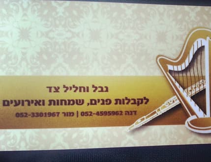 תמונה 3 עבור נבל וחליל צד לאירועים - דנה ומור